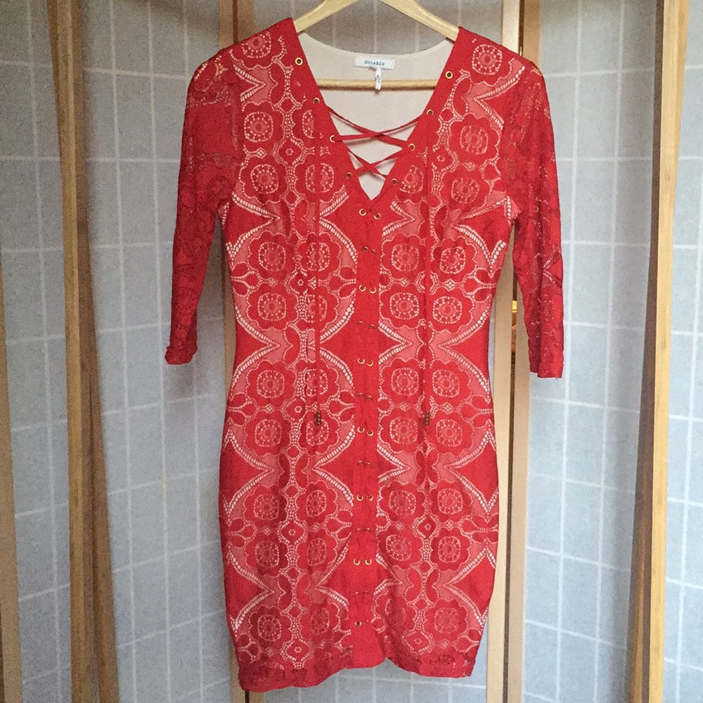 Beautiful Stretchy Red Dress